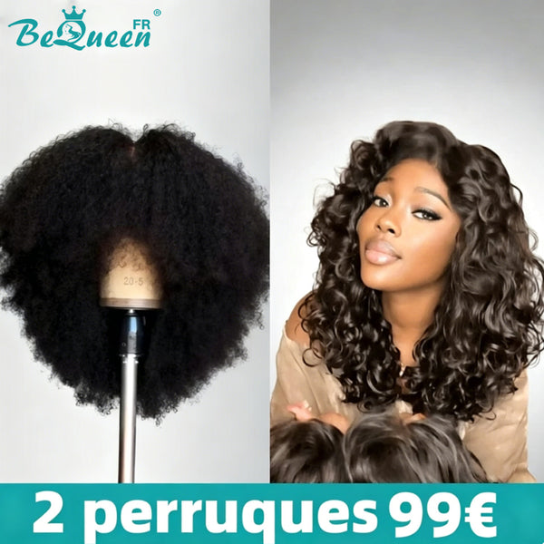 BEQUEEN COMBO DE 2 PELUCAS NO.455