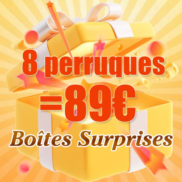 Bequeen Überraschungsbox: 10 gemischte Perücken = 99€