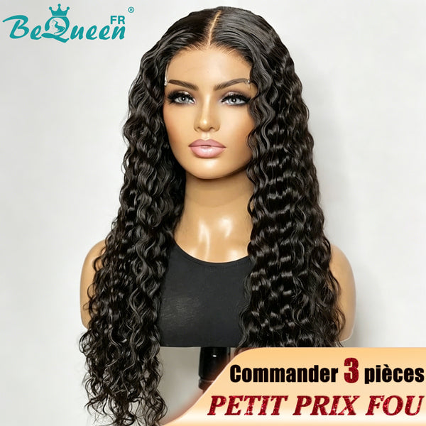 BeQueen “Jessie” Long Deep Wave Wig with Lace Closure CRAZY Low Price