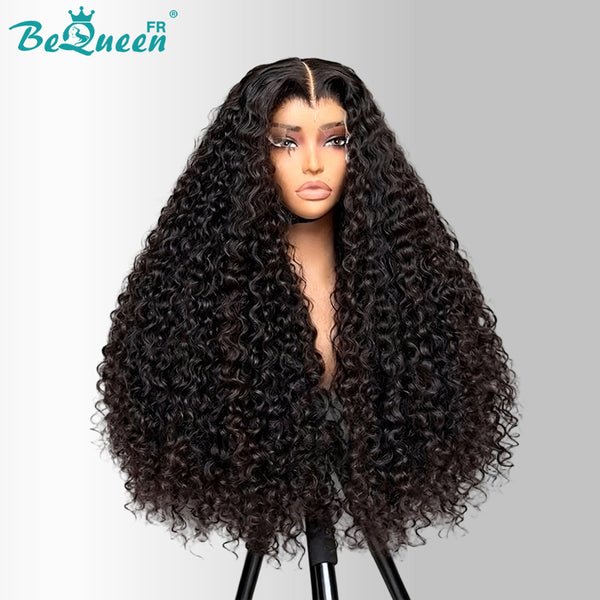 BeQueen "Alice" Perruque Longue Curly Wave avec Lace Frontale 13X4 Moitié prix 3 différent longueurs sans colle