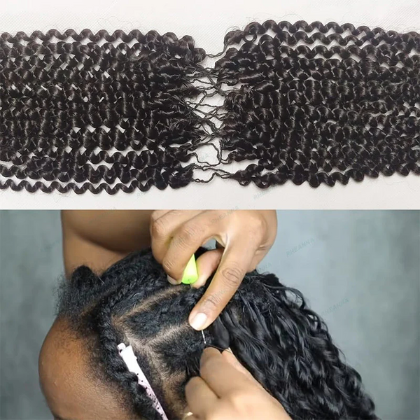 BeQueen Weaving Glatte Haarverlängerungen Brasilianisches Echthaar Typ 8A 
