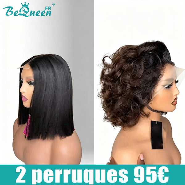 BEQUEEN 2 PEINADOS POSTICOS COMBO NÚM. 296