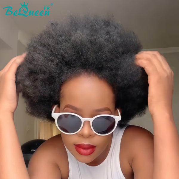 BeQueen "Monna" Afro-Pixie-Perücke ohne Kleber, Lace Front, halber Preis style5