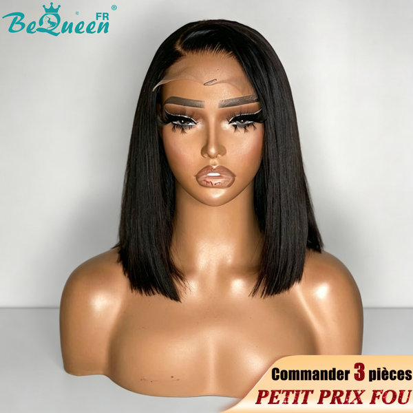 BeQueen Perruque “Sonia” en Closure Bob Petit Prix FOU