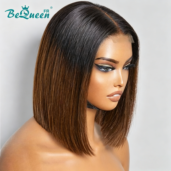 BeQueen "Adelaide" Bobperücke mit Lace Closure 2x6 SSD Günstiger Preis VERRÜCKT 