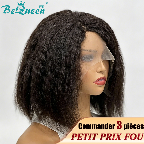 BeQueen Perruque “Nadia” en Frontale Bob Petit Prix FOU