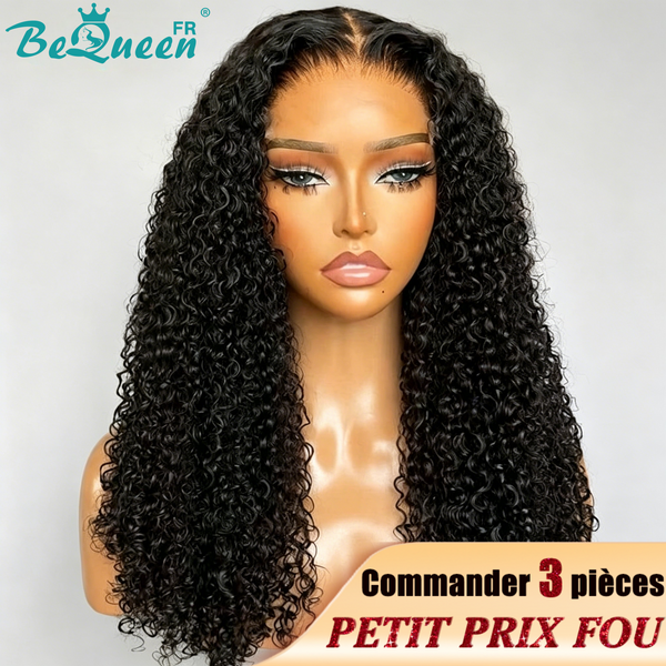 BeQueen Perruque “Ellie” en Closure Petit Prix FOU