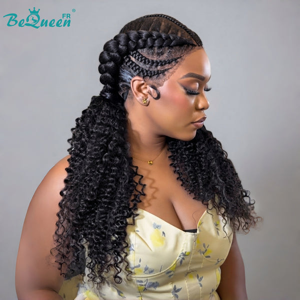 BeQueen "Tesi" Peruca com Trança frontal longa em renda com acessórios para cabelo