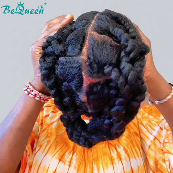 BeQueen “Formy" Perruque lace pleine avec Tresse pixie style 2