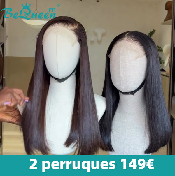 BEQUEEN 2 PEINADOS POSTICOS COMBO NÚMERO 255