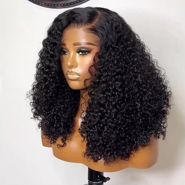 BeQueen "Jessie" Perruque 16 pouces Deep Wave avec Lace Frontale En France Soldes 24h livraison 100% cheveux humains