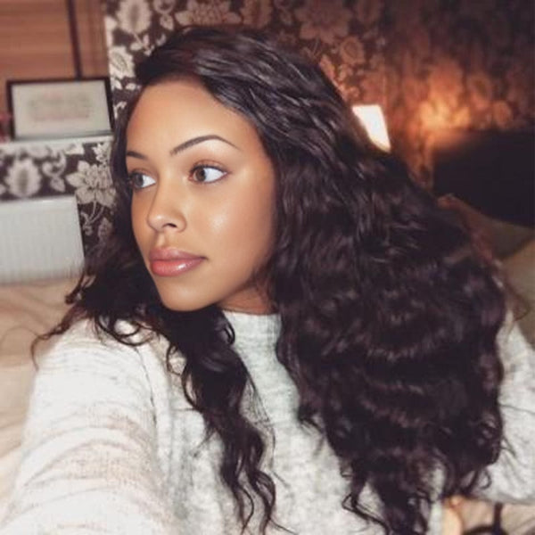 BeQueen Paquetes de Tejido de Cabello Natural Wave de Brasil 100% Cabello Virgen 10A 