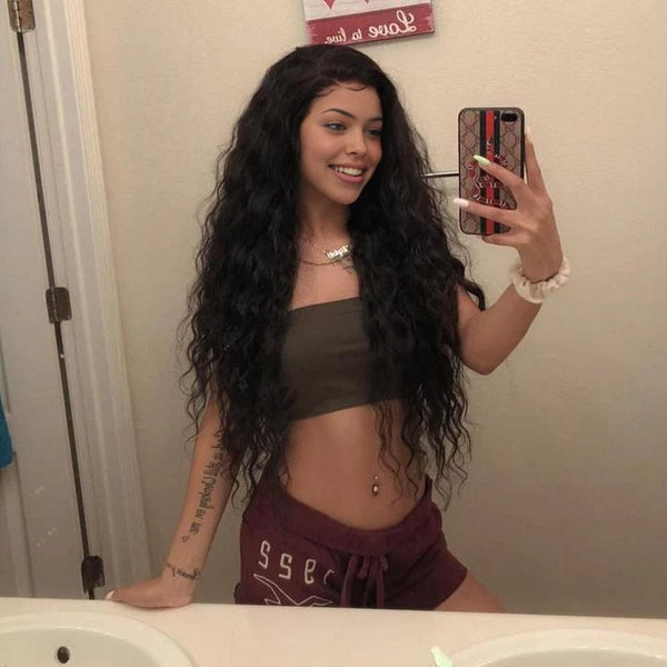 BeQueen Water Wave Weave Bundles brasilianisches Haar 100 % reines Haar 10A 