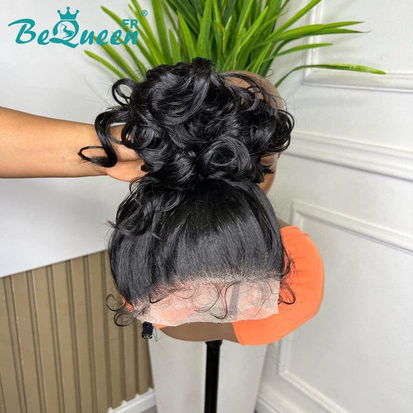 BeQueen Perruque "Cindy" Natural Wave à Dentelle 360