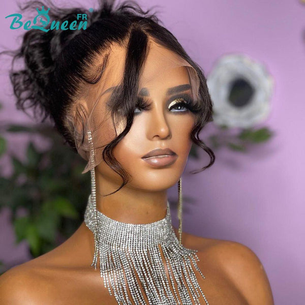 BeQueen Perruque Deep Wave à Dentelle 360