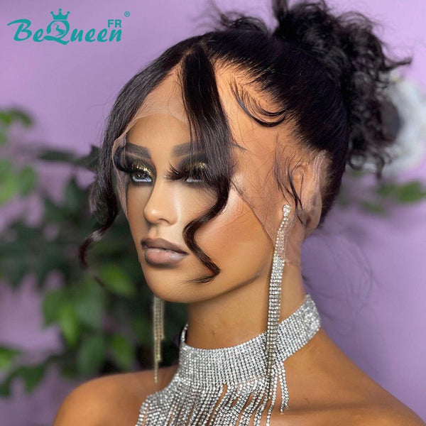 BeQueen Perruque Deep Wave à Dentelle 360