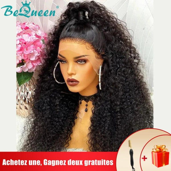 BeQueen Peruca "Ellie" Cacheada Ondulada Profunda Cacheada em Cetim 360
