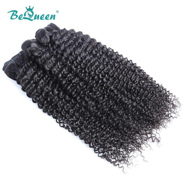 BeQueen Tissage Extensions Frisées Curly Cheveux Brésiliens 100% Cheveux vierges de type 12A