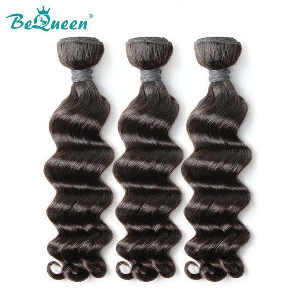 BeQueen Tissage Extensions Natural Wave Cheveux Malaisiens 100% Cheveux vierges de type 8A