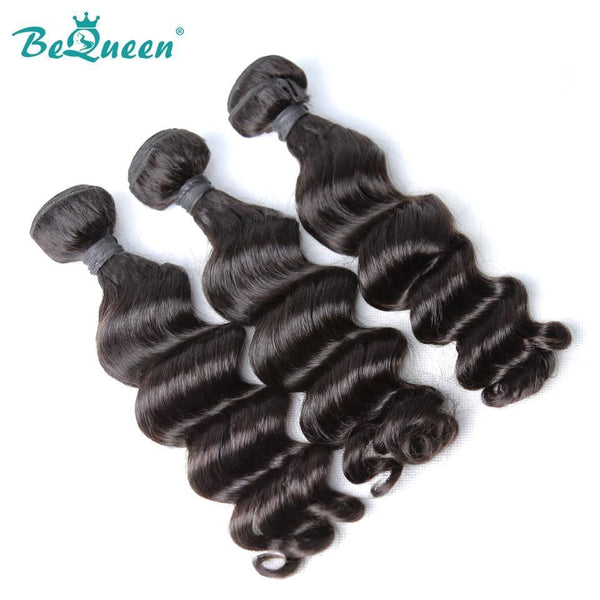 BeQueen Tissage Extensions Natural Wave Cheveux Malaisiens 100% Cheveux vierges de type 8A