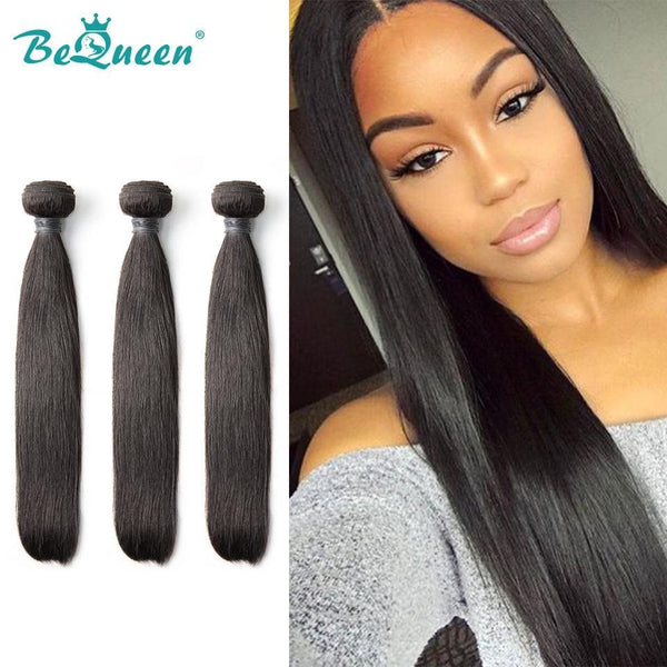 BeQueen Weaving Extensions Smooth Peruvian Hair 100% Virgin Hair Type 8A 
