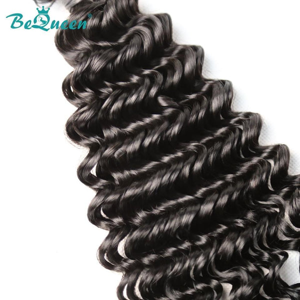 BeQueen Tissue Extensions Deep Wave Peruvian Hair 100% Virgin Hair Type 8A 