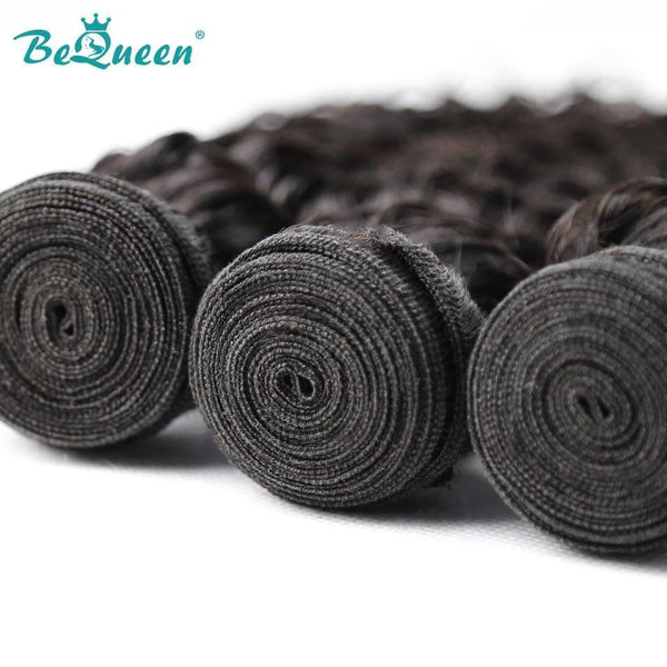 BeQueen Tissue Extensions Deep Wave Peruvian Hair 100% Virgin Hair Type 8A 