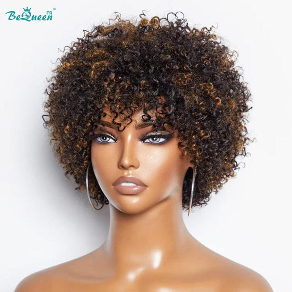 BeQueen 99 € = 2 „Bunny“ Pixie Curly Short Hair Perücken 