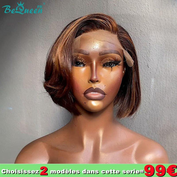 BeQueen 99 €=2 Perücken Perücke „Betty“ Braunmischung Honey 