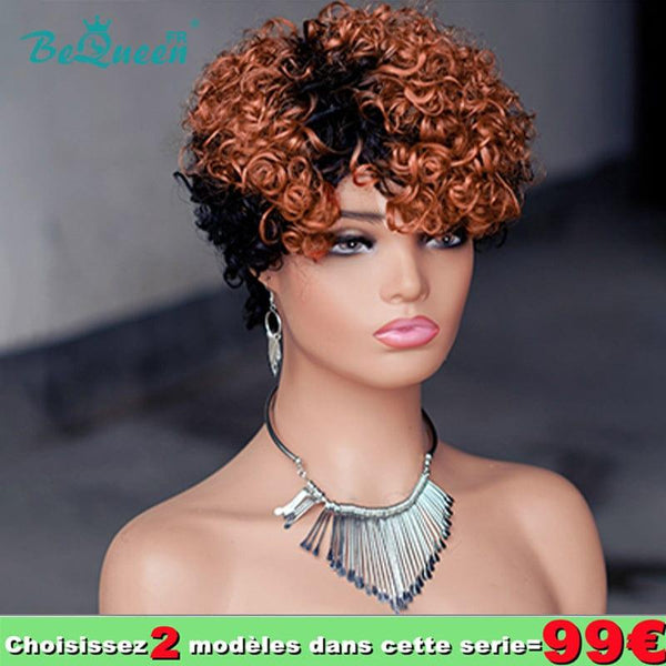 Bequeen 99€=2 perruques Perruque “Chelsea”  Racine Noir et Marron