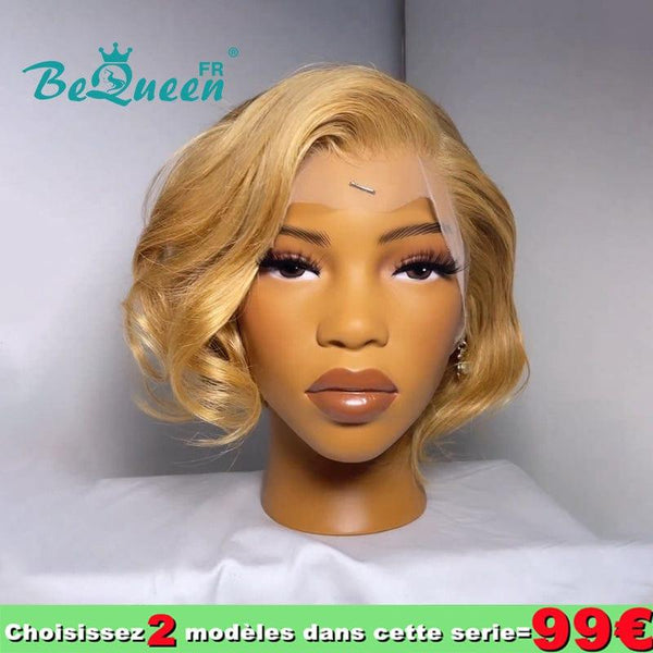 BeQueen 99 € = 2 Perücken „Jill“ Blonde Perücke 