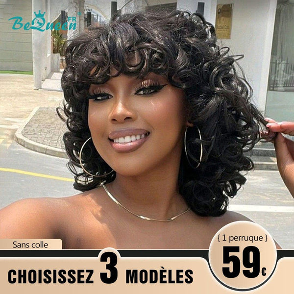 BeQueen €179=3 wigs Glueless Egg Wave “Stella” Wig with bangs