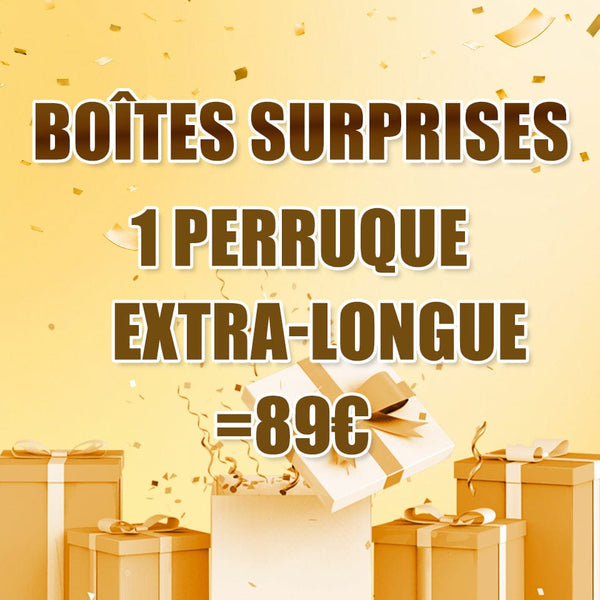 Bequeen Überraschungsbox: 1 superlange Perücke 40"=89€