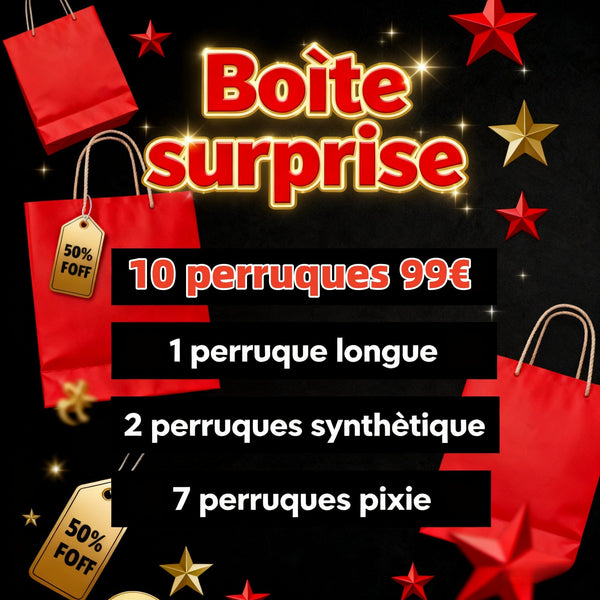 Bequeen boîte surprise: 10 Perruques = 99€