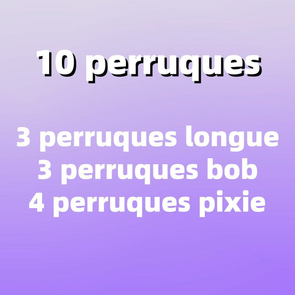 Bequeen caja sorpresa: 10 Pelucas = 109€