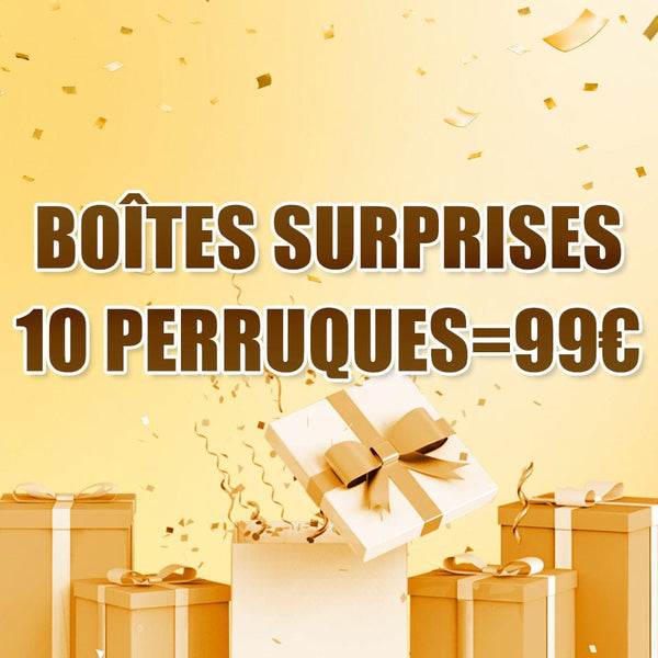 Bequeen Überraschungsbox: 10 gemischte Perücken = 99€