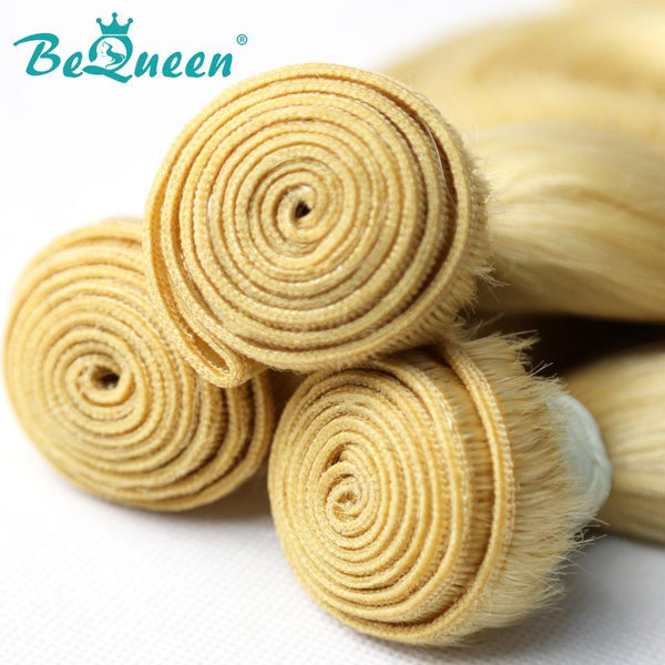 【Bequeen】10A Brazilian 100% Virgin Hair Body Wave Bundles 613# Blonde Color 12-26 inches Available Factory Price - Bequeen Office Store