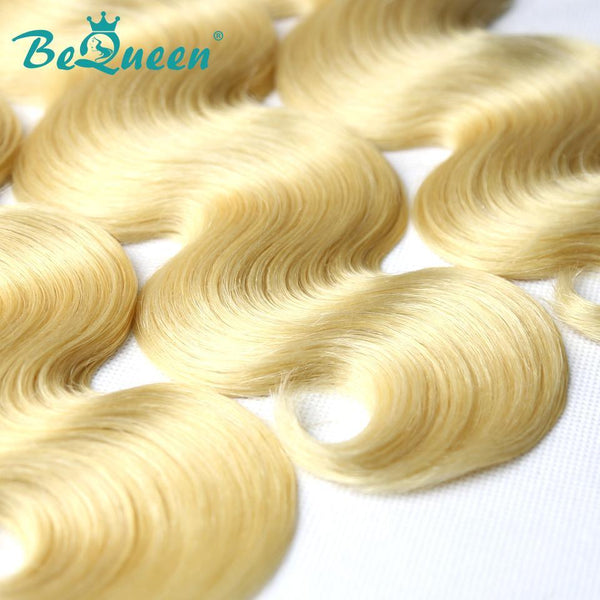 【Bequeen】10A Brazilian 100% Virgin Hair Body Wave Bundles 613# Blonde Color 12-26 inches Available Factory Price - Bequeen Office Store