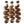 BeQueen #4/#27 Honey Chestnut Highlight Body Wave Weave 