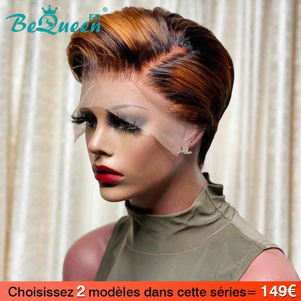 BeQueen 2 Perücken=149€ „Chris“Hellbraun 