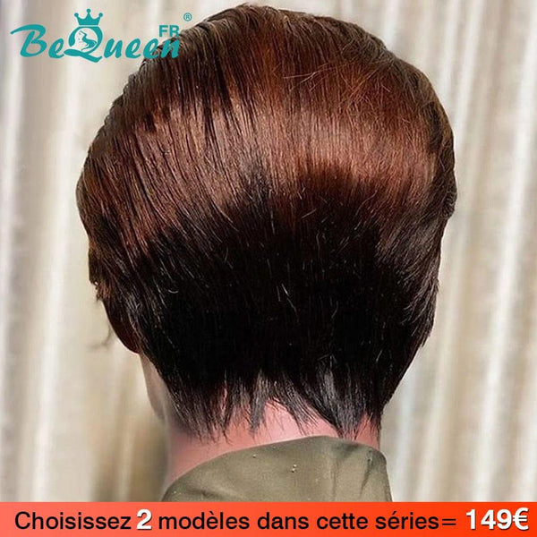 BeQueen 2 Perücken=149€ „Chris“Hellbraun 
