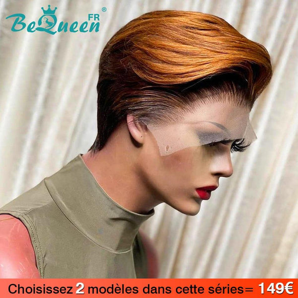 BeQueen 2 Perücken=149€ „Chris“Hellbraun 