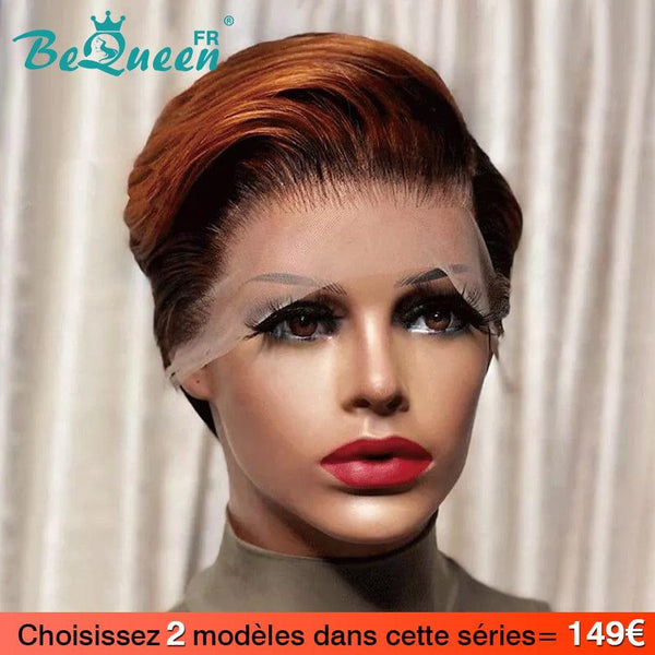 BeQueen 2 Perücken=149€ „Chris“Hellbraun 