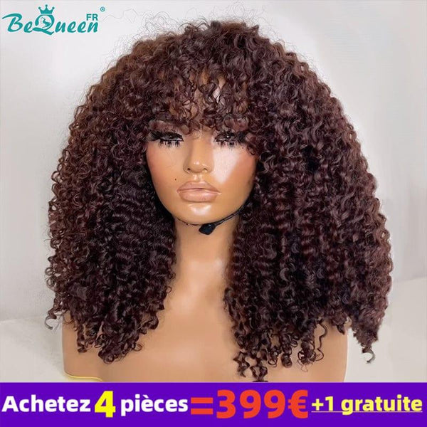 Bequeen €399=4 Wigs “Ghislaine” Long Curly Wave Wig with Bangs
