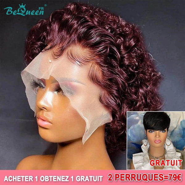 Bequeen €79=2 wigs Burgundy Red “Coco” Wig