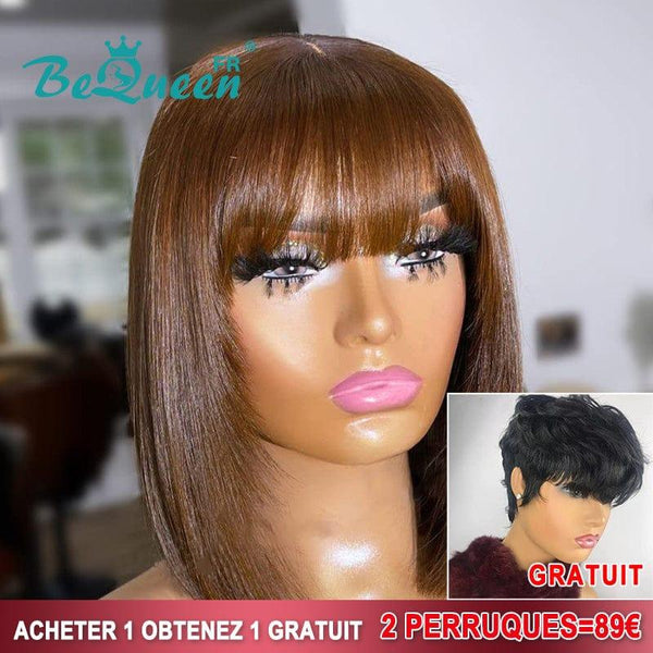 BeQueen €89=2 wigs Yumi Brown Wig