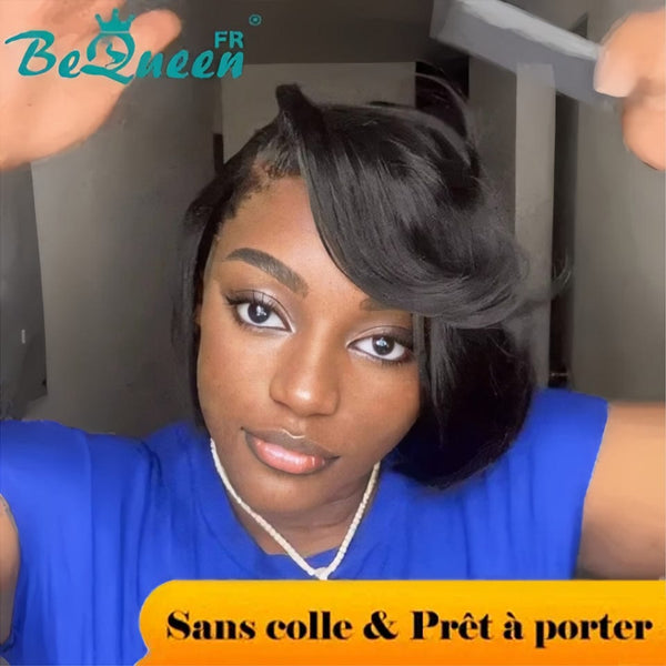 BeQueen 99.9€ = 1 glueless wig “Anais” Custom Wig Bob Straight Ready to wear 13x4