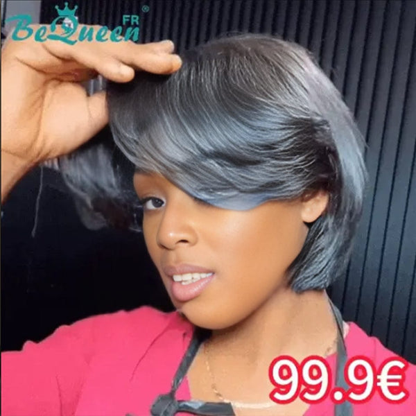 BeQueen 99.9€ = 1 glueless wig “Kathleen” Custom Wig Bob Straight Ready to wear 13x4