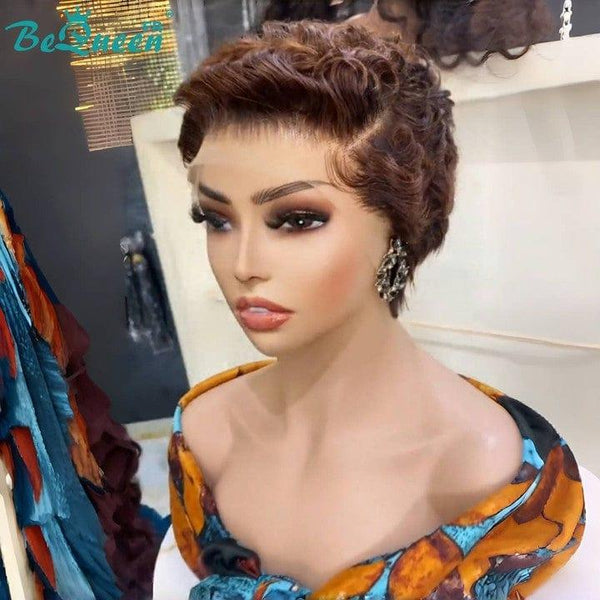 BeQueen 99,9€=1 perruques sans colle “Lynette” Perruque Customisée Curly