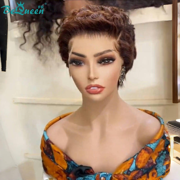 BeQueen 99,9€=1 perruques sans colle “Lynette” Perruque Customisée Curly